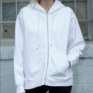 White NWT brandy Melville Christy Carla hoodie